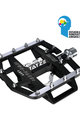 TATZE pedale - TWO-FACE - črna