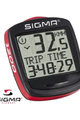 SIGMA SPORT tahometer za kolo - 1200 BASELINE 015 - rdeča/črna