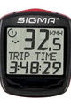 SIGMA SPORT tahometer za kolo - BC 1200 - rdeča/črna