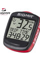 SIGMA SPORT tahometer za kolo - BC 1200 - rdeča/črna