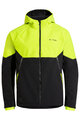 VAUDE Kolesarska  vetru odporna jakna - QIMSA SOFTSHELL - črna/rumena