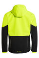 VAUDE Kolesarska  vetru odporna jakna - QIMSA SOFTSHELL - črna/rumena