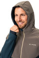 VAUDE Kolesarska  vetru odporna jakna - QIMSA SOFTSHELL - rjava/modra