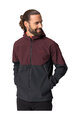 VAUDE Kolesarska  vetru odporna jakna - QIMSA SOFTSHELL - bordo/črna