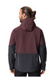 VAUDE Kolesarska  vetru odporna jakna - QIMSA SOFTSHELL - bordo/črna