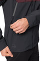 VAUDE Kolesarska  vetru odporna jakna - QIMSA SOFTSHELL - bordo/črna