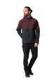 VAUDE Kolesarska  vetru odporna jakna - QIMSA SOFTSHELL - bordo/črna
