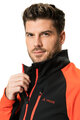 VAUDE Kolesarska  vetru odporna jakna - POSTA SOFTSHELL VI - rdeča/črna