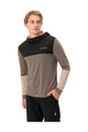 VAUDE pulover - QIMSA HOODY - rjava/črna