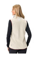 VAUDE Kolesarski brezrokavnik - ROSEMOOR FLEECE - slonovina/rumena