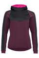 VAUDE Kolesarski dres z dolgimi rokavi zimski - QUIMSA LS - bordo/rožnata/črna