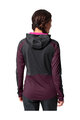 VAUDE Kolesarski dres z dolgimi rokavi zimski - QUIMSA LS - bordo/rožnata/črna