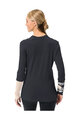 VAUDE Kolesarska  majica z dolgimi rokavi - MONVISO MERINO - črna/bež
