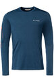 VAUDE Kolesarska  majica z dolgimi rokavi - MONVISO MERINO - modra