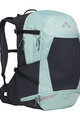 VAUDE nahrbtnik - BIKE ALPIN PRO 23+5 - črna/turkizna