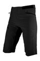 LEATT Kolesarske kratke hlače brez naramnic - MTB ENDURO 3.0 - črna