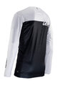 LEATT Kolesarski dres z dolgimi rokavi poletni - MTB ENDURO 4.0 - bela/črna