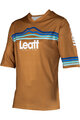 LEATT Kolesarski dres s kratkimi rokavi - MTB ENDURO 3.0 - rjava
