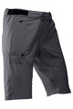 LEATT Kolesarske kratke hlače brez naramnic - MTB ENDURO 1.0 - siva