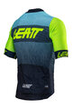 LEATT Kolesarski dres s kratkimi rokavi - MTB ENDURANCE 6.0 - zelena/modra