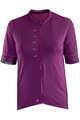 LEATT Kolesarski dres s kratkimi rokavi - MTB ENDURANCE 5.0 W - vijolična