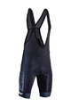 LEATT Kolesarske kratke hlače z naramnicami - BIB MTB ENDURANCE 6.0 - črna