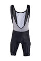 LEATT Kolesarske kratke hlače z naramnicami - BIB MTB ENDURANCE 5.0 - črna
