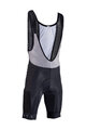 LEATT Kolesarske kratke hlače z naramnicami - BIB MTB ENDURANCE 5.0 - črna
