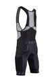LEATT Kolesarske kratke hlače z naramnicami - BIB MTB ENDURANCE 5.0 - črna