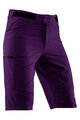 LEATT Kolesarske kratke hlače brez naramnic - MTB TRAIL 3.0 - vijolična
