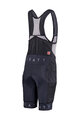 LEATT Kolesarske kratke hlače z naramnicami - BIB MTB ENDURANCE 5.0 W - črna