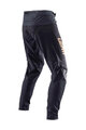 LEATT Kolesarske dolge hlače brez naramnic - GRAVITY 4.0 JR - črna
