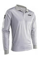 LEATT Kolesarska  majica z dolgimi rokavi - POLO TEAM LONG - bela
