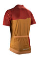 LEATT Kolesarski dres s kratkimi rokavi - MTB TRAIL 3.0 - rjava/rdeča