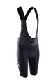 LEATT Kolesarske kratke hlače z naramnicami - BIB MTB ENDURANCE 6.0 - črna