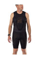 LEATT Kolesarske kratke hlače z naramnicami - BIB MTB ENDURANCE 6.0 - črna