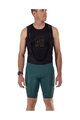 LEATT Kolesarske kratke hlače z naramnicami - BIB MTB ENDURANCE 6.0 - zelena