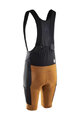 LEATT Kolesarske kratke hlače z naramnicami - BIB MTB ENDURANCE 5.0 - črna/rjava