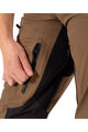LEATT Kolesarske dolge hlače brez naramnic - MTB HYDRADRI 5.0 - rjava