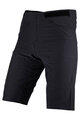 LEATT Kolesarske kratke hlače brez naramnic - MTB TRAIL 3.0 - črna