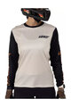 LEATT Kolesarski dres z dolgimi rokavi poletni - MTB ENDURO 4.0 W - bela/črna