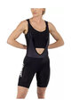 LEATT Kolesarske kratke hlače z naramnicami - BIB MTB ENDURANCE 6.0 W - črna