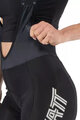 LEATT Kolesarske kratke hlače z naramnicami - BIB MTB ENDURANCE 6.0 W - črna