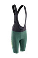 LEATT Kolesarske kratke hlače z naramnicami - BIB MTB ENDURANCE 6.0 W - zelena