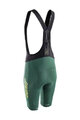 LEATT Kolesarske kratke hlače z naramnicami - BIB MTB ENDURANCE 6.0 W - zelena