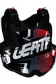 LEATT ščitnik za hrbet in prsni koš - CHEST PROTECTOR TORQUE 1.5 - črna/rdeča