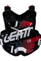 LEATT ščitnik za hrbet in prsni koš - CHEST PROTECTOR TORQUE 1.5 - črna/rdeča