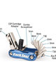 PARK TOOL multikey - MULTI KEY MT-40 PT-MT-40 - modra