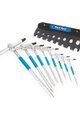 PARK TOOL komplet ključev - SET T-ALLEN WRENCHES PT-THH-1 - modra/srebrna
