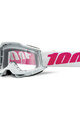 100% SPEEDLAB Kolesarska očala - ACCURI 2 - bela/rožnata